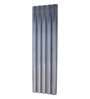 Blue Solid Poly Cotton 5 Ft Light Filtering Pinch Pleat Window Curtains (Set of 2)