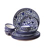 Spring Blue 150ml (Set of 12) Dinner Bowl- 150ml Ceramic Dinner Set