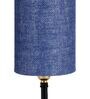 Fauci Blue Jute Shade Table Lamp With Iron Base