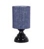 Blue Shade Table Lamp With Metal Base
