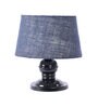 Blue Shade Table Lamp With Metal Base