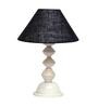Blue Shade Table Lamp With Metal Base