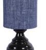 Blue Shade Table Lamp With Metal Base