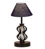 Blue Shade Table Lamp With Shade Table Lamp With Iron Base
