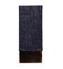 Claude Blue Natural Fiber Shade Table Lamp With Wood Base