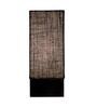 Claude Blue Natural Fiber Shade Table Lamp With Wood Base