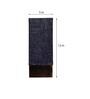 Claude Blue Natural Fiber Shade Table Lamp With Wood Base