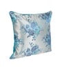 Blue Silk Floral 16x16 inches Cushion Covers (Pack of 2)