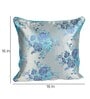 Blue Silk Floral 16x16 inches Cushion Covers (Pack of 2)