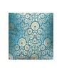 Blue Silk blend Zari Woven Brocade 16x16 inches Cushion Covers (Set of 2)