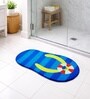 Blue Slipper Rubber 17x88 Inches Anti Skid Floor Mat