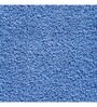 Blue Shaggy Polyester 28x20 Inches AntiSkid Bath Mat