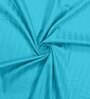 Blue Solid 220 TC Cotton King Bedsheet with 2 Pillow Covers