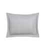 Blue Solid 235 TC Viscose Cotton 2 Pillow Sham Set