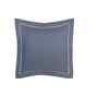 Blue Solid 300 TC Cotton 2 Pillow Case Euro Set