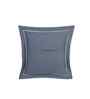 Blue Solid 300 TC Cotton 2 Pillow Case Euro Set