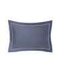 Blue Solid 300 TC Cotton 2 Pillow Cover Set
