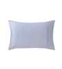 Blue Solid 300 TC Cotton 2 Pillow Cover Set