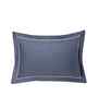 Blue Solid 300 TC Cotton 2 Pillow Cover Set