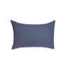Blue Solid 300 TC Cotton 2 Pillow Cover Set
