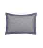 Blue Solid 300 TC Cotton 2 Pillow Sham Set
