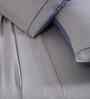 Blue Solid 300 TC Cotton King Size Bed Sheet with 2 Pillow Covers 24 Collection