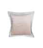 Blue Solid 400 TC Cotton 2 Pillow Case Euro Set