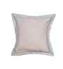 Blue Solid 400 TC Cotton 2 Pillow Case Euro Set