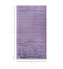 Blue Solid Bamboo Silk 6 ft X 9 ft Hand Woven Carpet