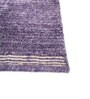 Blue Solid Bamboo Silk 6 ft X 9 ft Hand Woven Carpet