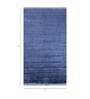 Blue Solid Bamboo Silk 6 ft X 9 ft Hand Woven Carpet