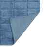 Blue Solid Cotton 20x31 Inches Anti Skid Bath Mat