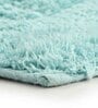 Blue Solid Cotton 31.5x20 Inches Max Absorbant Bath Mat