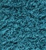 Blue Solid Cotton 31.5x20 Inches Max Absorbant Bath Mat