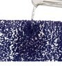 Blue Solid Microfiber 27 x 20 Inches AntiSkid Bath Mat