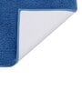 Blue Solid MicroFibre 14x10 Inches Antiskid Bath Mats