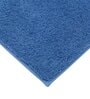 Blue Solid MicroFibre 14x10 Inches Antiskid Bath Mats
