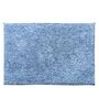 Blue Solid MicroFibre 15x10 Inches Antiskid Bath Mats