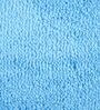 Blue Solid Microfibre 20x14 Inches AntiSkid Bath Mats (Set of 2)