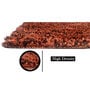 Red Solid Microfibre 23x15 Inches AntiSkid Bath Mat