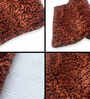 Red Solid Microfibre 23x15 Inches AntiSkid Bath Mat