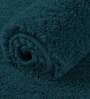Blue Solid Microfibre 30x18 Inches AntiSkid Bath Mat