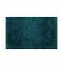 Blue Solid Microfibre 36x24 Inches AntiSkid Bath Mat