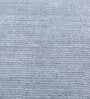 Blue Solid Polyester 5 ft X 8 ft Hand Woven Rectangle Carpet