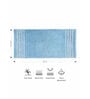 Blue Solid Polyester 59x24 Inches Max Absorbant 1 Bathmat