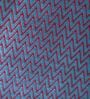 Blue Solid Polyester and Brocade Silk   (52 x 84 ) Table Cloth