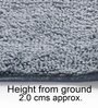 Blue Solid Polysterene 27.5x20 Inches Max Absorbant Bath Mat