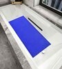 Blue Solid PVC 2 ft x 10 ft Antiskid Bath Tub Cum Floor Runner