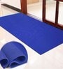 Blue Solid PVC 2 ft x 5 ft Antiskid Bath Tub Cum Floor Runner