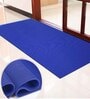 Blue Solid PVC 2 ft x 6 ft Antiskid Bath Tub Cum Floor Runner